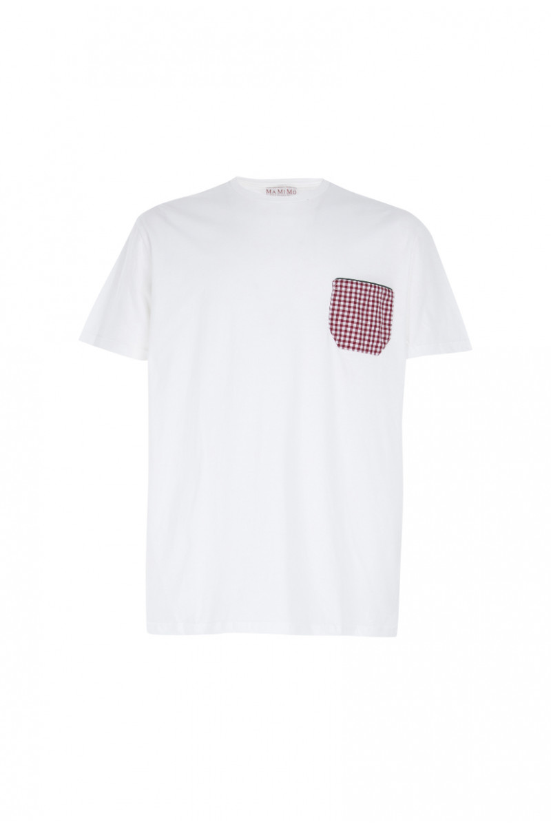 T-Shirt Uomo con taschino in tessuto