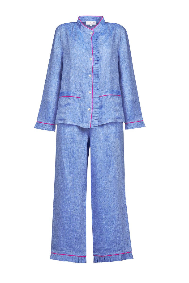 Pigiama Ruches lino Chambray