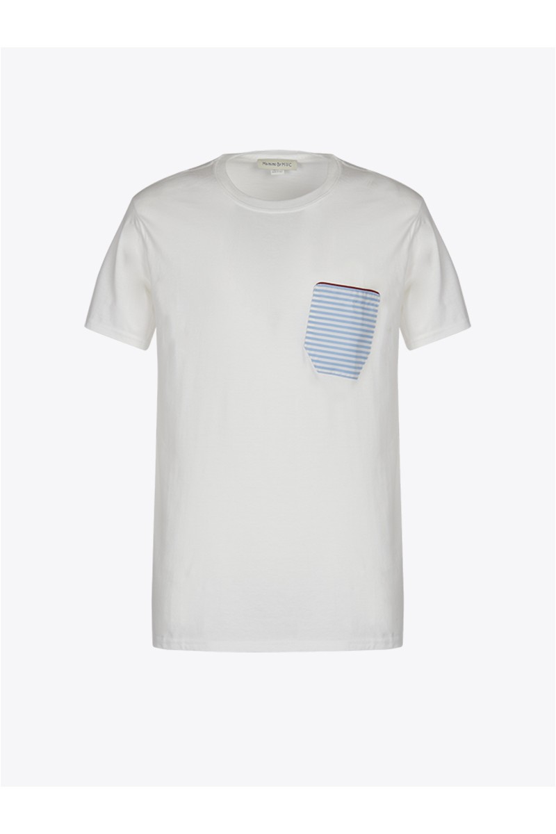 T-Shirt Uomo con taschino in tessuto